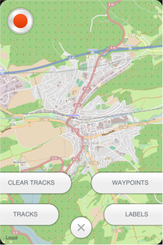 Tracks, labels, waypoints